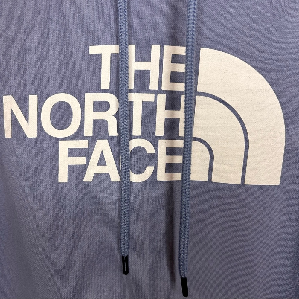 The North Face Hoodie Women’s Medium Purple Logo Pullover Sweatshirt - Picture 6 of 10